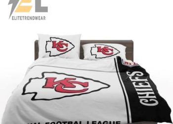 feature image Nfl Kansas City Chiefs 3D Customize Bedding Set Duvet Coverbedroom Set elitetrendwear 1