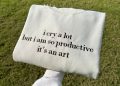 I Can Do It With A Broken Heart Embroidered Sweatshirt I Cry A Lot But Im So Productive Lyrics Shirt The Bolter Lyrics Shirt revetee 1