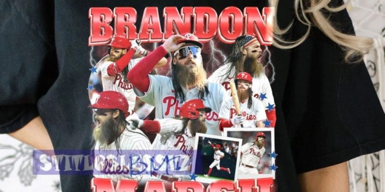 Brandon March 90S Vintage Baseball Shirt Bootleg Tee Vintage Design Graphic Tee 90S Sweatshirt Hoodie Gift giftyzy 1