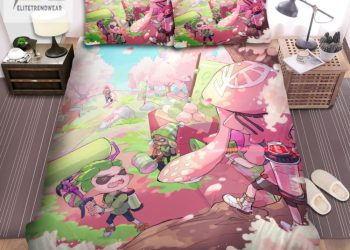 feature image Firing Up Your Bedroom Splatoon Spring Bedding Set elitetrendwear 1