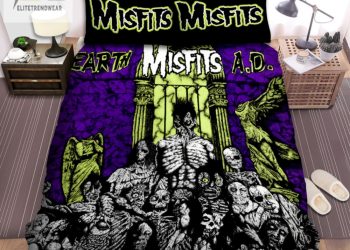 feature image Sleep Like A Punk Rock Star Misfits Blood Bedding Sets elitetrendwear 1