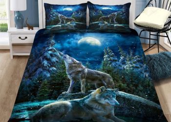 feature image Cozy Wolf Couple Duvet Hilarious Gift For Wolf Lovers elitetrendwear 1