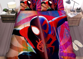 feature image Snuggle Like Spidey Miles Morales Split Suit Duvet Sets elitetrendwear 1