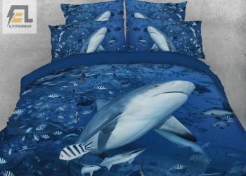 feature image Snuggle With Sharks Hilarious 3D Ocean Duvet Set elitetrendwear 1
