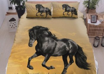 feature image Gallop To Sleep Hilarious Black Horse Duvet Sets elitetrendwear 1