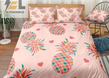 feature image Tickled Pink Pineapple Duvet Cozy Quirky Bedroom Sets elitetrendwear 1