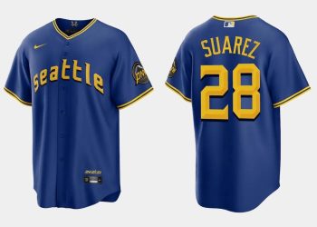 feature image Eugenio Suarez 28 Seattle Mariners 2023 City Connect Game Jersey Royal stylepulseusa 1