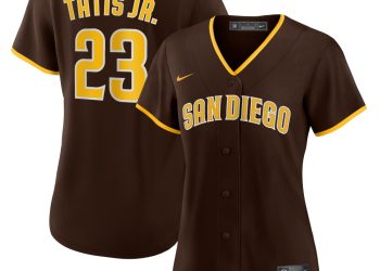 feature image Fernando Tatis Jr. San Diego Padres Womens Road Replica Player Jersey Brown Mlb stylepulseusa 1