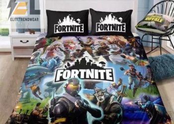 feature image 3D Fortnite Team Bedding Sets Duvet Cover Flatsheet Pillowcase For Your Lover elitetrendwear 1