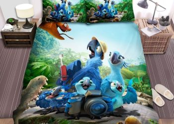 feature image Rio Family Adventure Bedding Set Duvet Cover Gift For Christmas Birthday Thanksgiving elitetrendwear 1