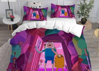 feature image Adventure Time Bedding Sets Duvet Cover Flatsheet Pillowcase For Your Lover elitetrendwear 1