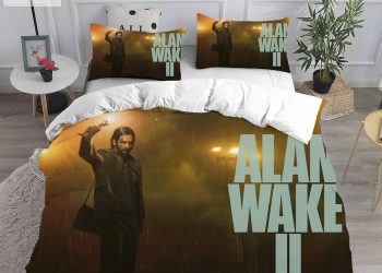 feature image Alan Wake Bedding Sets Gift For Halloween Thanksgiving Christmas elitetrendwear 1